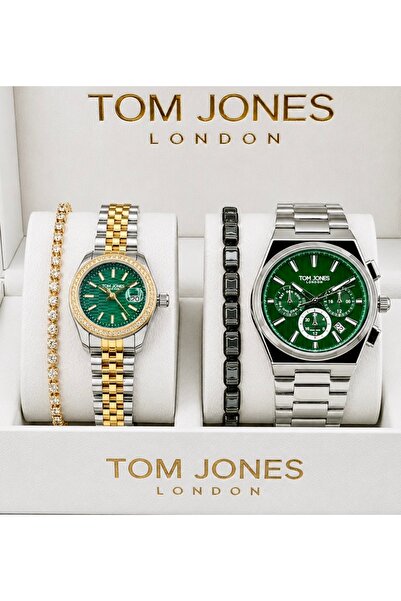 Tom Jones London هدية للرجال والنساء، ساعة يد للعشاق - هدية سوار معصم