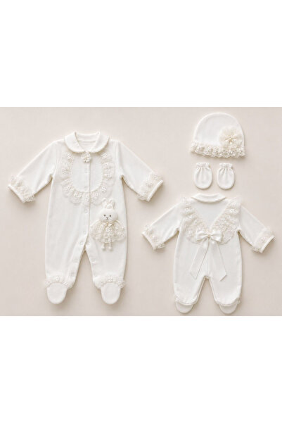 Kardeşler Bebe Lace booties baby girl romper