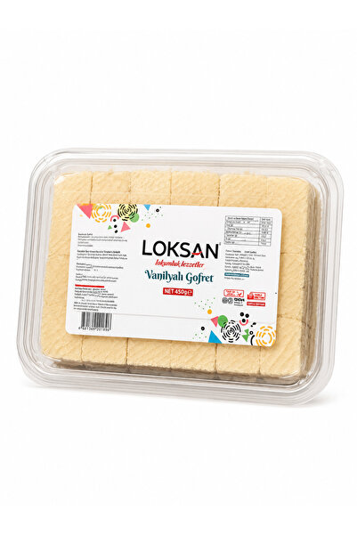 LoKSaN TADIÇOK Vanilyalı Gofret 450g × 4 ADET
