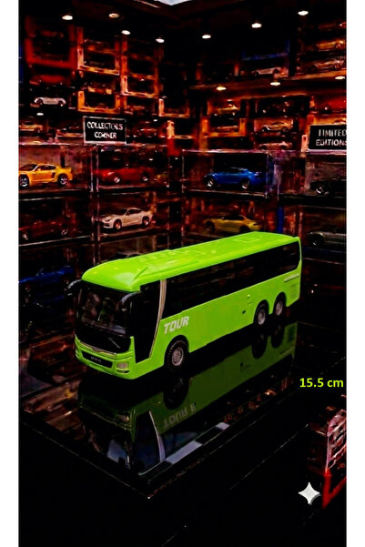 OYUNCAKSAHİLİ METAL YOLCU OTOBÜSÜ KIRILMAZ 1 ADET DIECAST KOLEKSİYON MODEL OTOBÜS ÇEKBIRAK 15.5CM KARIŞIK RENK
