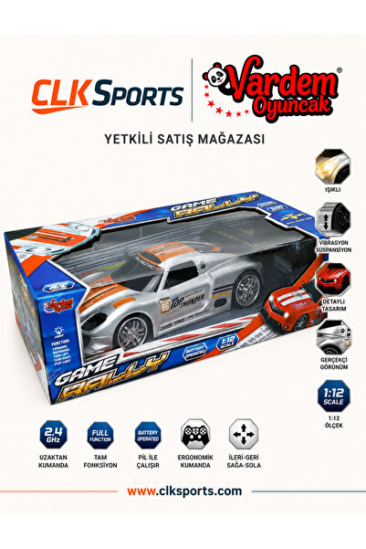 Vardem Şarjlı Işıklı Power Racing Car - Güç Yarış Arabası 1:12 Ralli Arabası ...