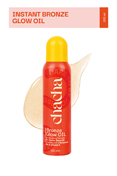 cha cha Instant Bronze Glow Oil - Bronzlaştırıcı Işıltılı Vücut Yağı