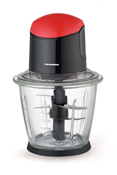 Heinner HMC-K500BKR Tocător, 500 W, 1.5 L (Negru/Roșu)