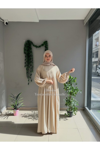 Yüsra Collection Ferace Hijab Aerobin haljina