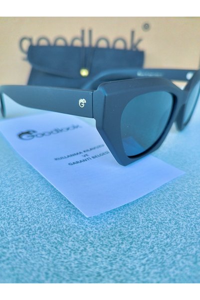 goodlookglasses Goodlook Gl318 C1M 51 Ekartman Black Matte Polarized Women's Sunglasses