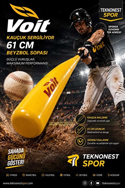 Voit Kauçuk Sargılı 61Cm Beyzbol Sopası