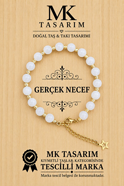 MK tasarım Real Necfe Stone Bracelet 11000.002 Comfort-Peace-Energy-Stress Br...