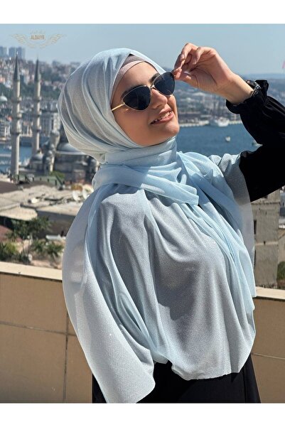 ALDAIYR شال من الشيفون اللامع