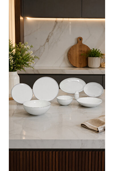 Vitale 30 Parça Platin Fine Bone Yemek Takımı MTFK.0160