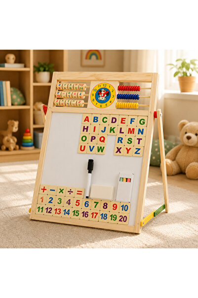 Salamandra Kids Интерактивна играчка двустранна магнитна дъска за писане със ...