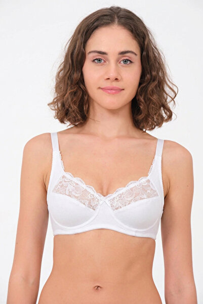 LoraDream Women's Underwire Lace Gathered Bra
