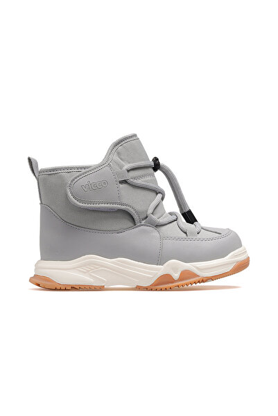 Vicco Bull Boy's Fur Light Sole Casual Boots 25K 946.434 Pe Gray