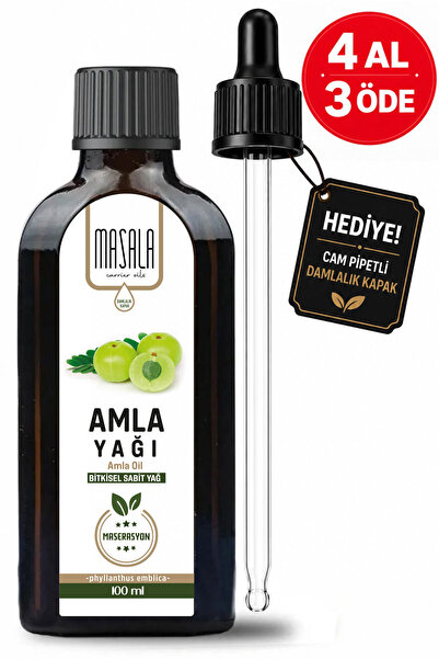 Masala Amla Saç Bakım Yağı 100 ml. (Gooseberry Carrier Oil) Bektaşi Üzümü