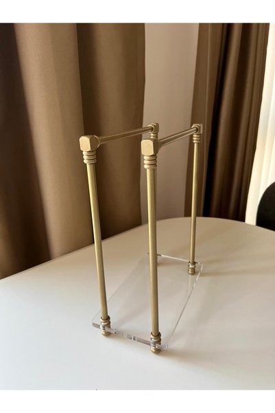 innossa pleksi dekorasyon Plexi Towel Stand Matgold (New Model)