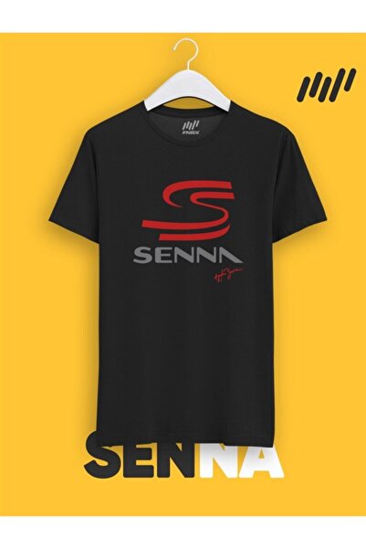 FANBOX SHOP Ayrton Senna Potpisani Senna Logo T-shirt