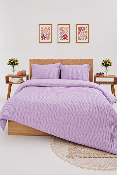 homewell MONT BLANC ORGANİK PIKE KUMAŞINDAN NEVRESİM TAKIMIÇİFT KİŞİLİK