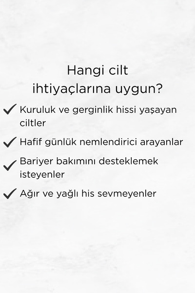 Leef Nemlendirici Yüz Kremi Üre Hyaluronik Asit Derin Nem Cilt Bariyeri Tüm Cilt Tipleri Su Bazlı