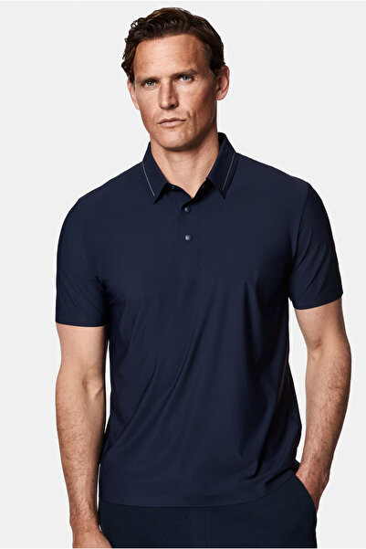Abdullah Kiğılı Çıtçıtlı Regular Fit Esnek İz Yapmayan Dikişsiz Polo Yaka T-s...