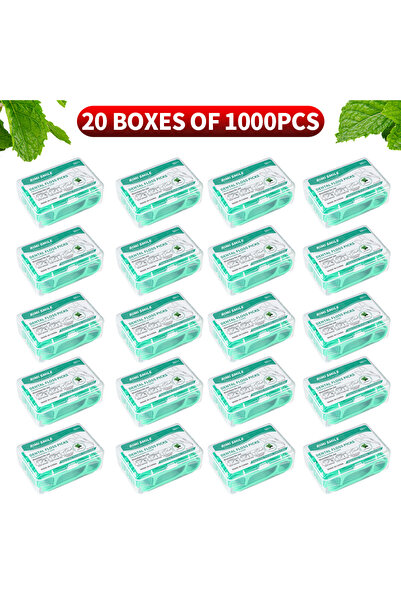 Choice 20 box of 1000PCS 1000/500/300/150/50PCS peppermint dental floss, supe...