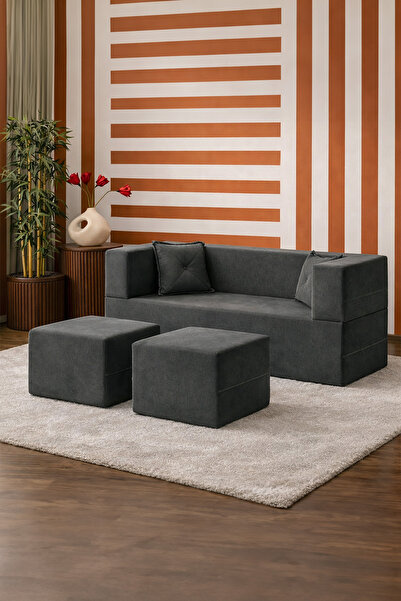 Homedius Loop Katlanır Yatak Olabilen Çok Amaçlı Çift Kişilik Koltuk