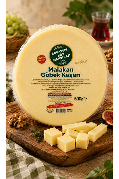 Boğatepe Köy Mandırası (1 Kg) Boğatepe Kars Malakan Peyniri (göbek Kaşarı)