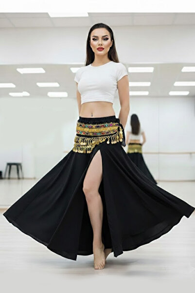 Kaftan Collection Ориенталска танцьорска пола и кадифен колан Shakira