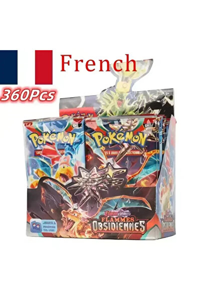 Choice8 مجموعة بوكيمون الفرنسية FR 360PCS FLAMMES 360P: إكارلت وفيوليت إتسنسي...