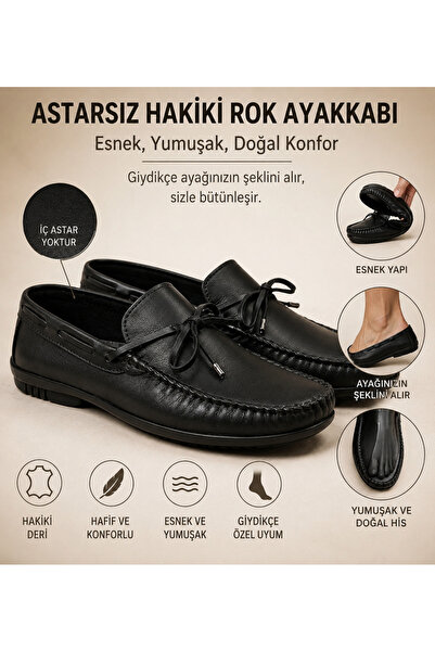Milano Saphir Hakiki Deri Rahat Taban Erkek Günlük Klasik Loafer Ayakkabı