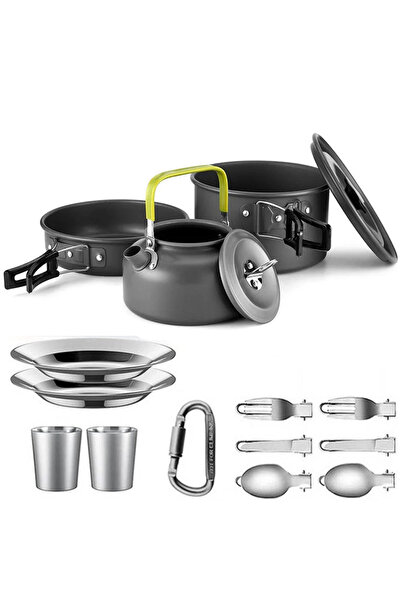 Choice1 F Camping Cooking set Camping Cookware Travel Tableware Outdoor Picni...