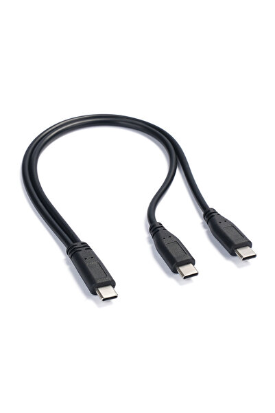 Choice 0.3m 2M to 1M USB C Cable Splitter Type C 1 to 2 Extension Cable Wire ...
