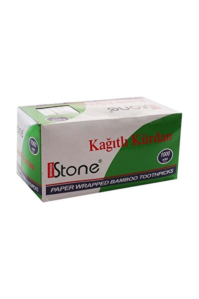 Broken Stone Kağıt Kürdan 1000 Adet – Hijyenik ve Dayanıklı Tek Kullanımlık