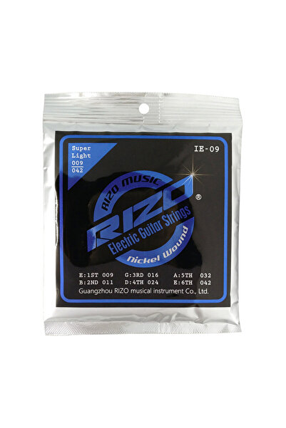 Choice1 IE 09 X 1SET RIZO Electric Guitar Strings 008-038 009-042 010-046 Bro...