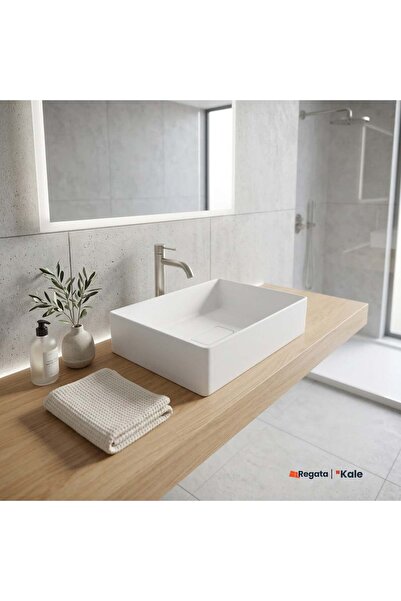 KALE Solid 50x40 Cm Çanak Lavabo