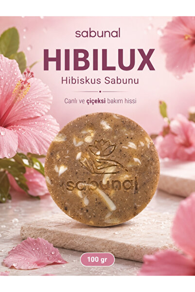 sabunal Hibilux Hibiscus Soap - Special Natural Care Soap for a Vibrant, Radi...