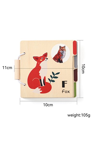 Choice 1 0-36 Month Baby Early Learning Toy Wooden Animals Book Parent-child ...