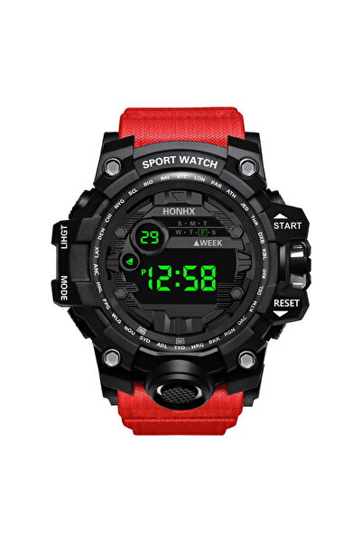 Choice4 Y12-Red YIKAZE Y12 Men's Sports Watch Waterproof Luminous Men Sport W...