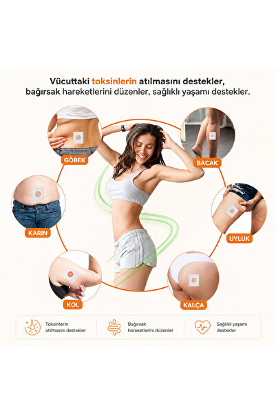 Dihamer Basen Bant Azaltma Patch Bacak Sıkılaştırıcı Bant 6’lı Set