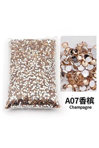 Choice43 2mm SS6-10000pcs Champagne7 Wholesale 2-6mm Resin Non Heat Setting R...