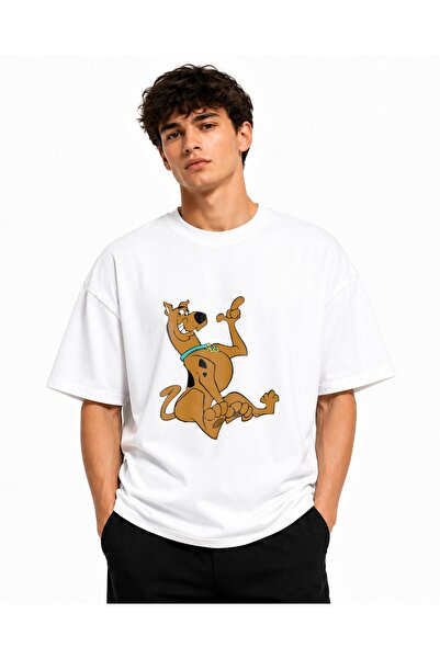 Inscriptie Unisex Premium Cotton Casual T-Shirt "Scooby"