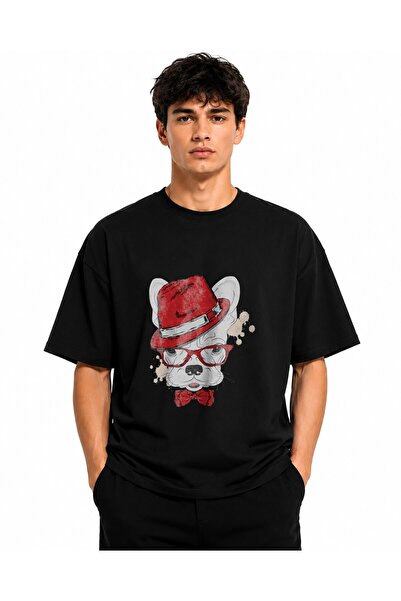 Inscriptie Unisex Βαμβακερό T-shirt Υψηλής Ποιότητας  "Μπουλντόγκ με Γαλλική ...