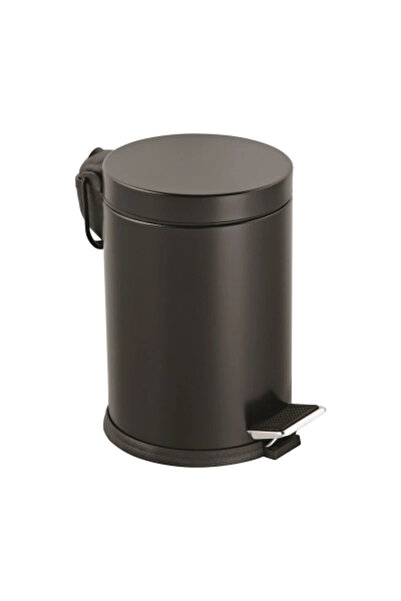 Go İthalat 12Lt Black Pedal Metal Trash Bin (5440)