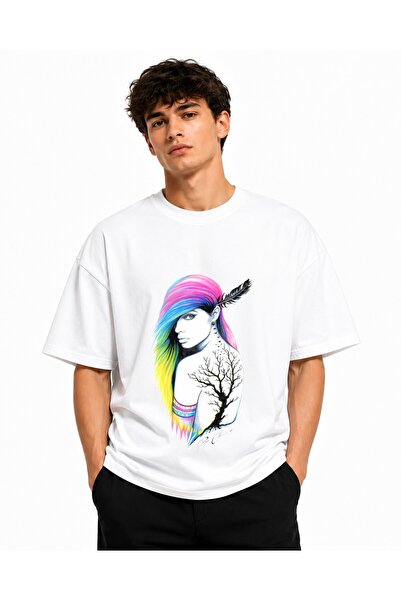 Inscriptie Tricou Unisex Bumbac Premium Casual " Beauty drawings "