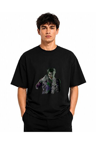 Inscriptie Tricou Unisex Bumbac Premium Casual " DC universe online joker "