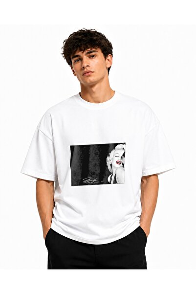 Inscriptie Tricou Unisex Bumbac Premium Casual " Marilyn Monroe - Prințul și ...
