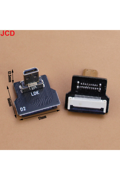 Choice كابل مرن مسطح من نوع مايكرو HDMI D2، موصل متوافق مع HDMI لـ FPV، مناسب...