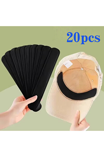 Choice1 Black 10/20Pcs Hat Sweat Absorber Stickers Summer Cap Liner Bands Swe...