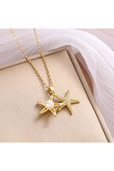 Choice XL1637-1 1 Pcs Luxury Cool Wind Starfish Series Gold Plated Copper Pen...