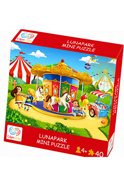 Çılgın Zeka Lunapark Mini Puzzle 40 Parça 3-7 Yaş Çocuk Puzzle Yapboz