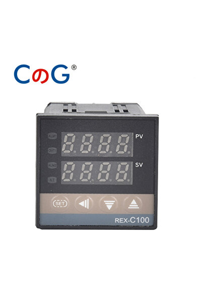 Choice9 جهاز تحكم في درجة الحرارة الرقمي الذكي REX-C100 K RELAY CG مع مدخلات ...