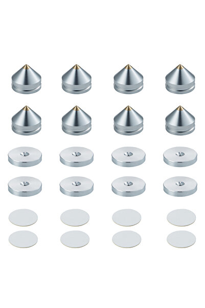 Choice1 Silver Pailvens Loudspeaker Spikes 8 Series Set Loudspeaker Alu Alloy...